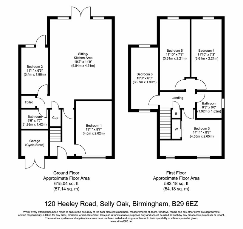 6 bedroom house for rent Heeley Road Birmingham, B29 6EZ UniHomes
