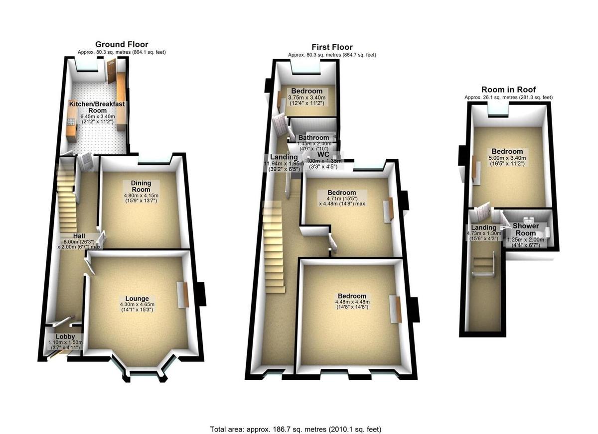 6 bedroom house for rent Queens Terrace Newcastle, NE2 2PJ UniHomes