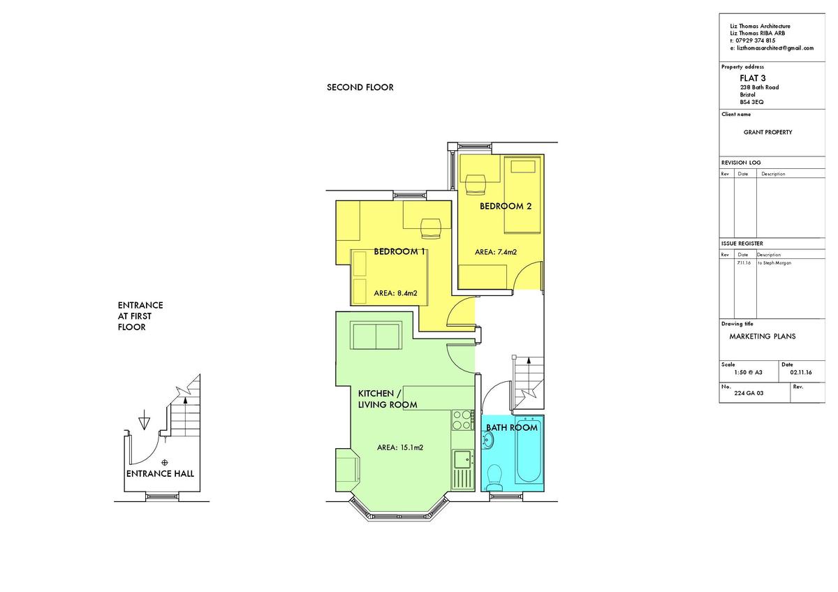 2 bedroom apartment for rent Bath Road Totterdown Bristol, BS4 3EN
