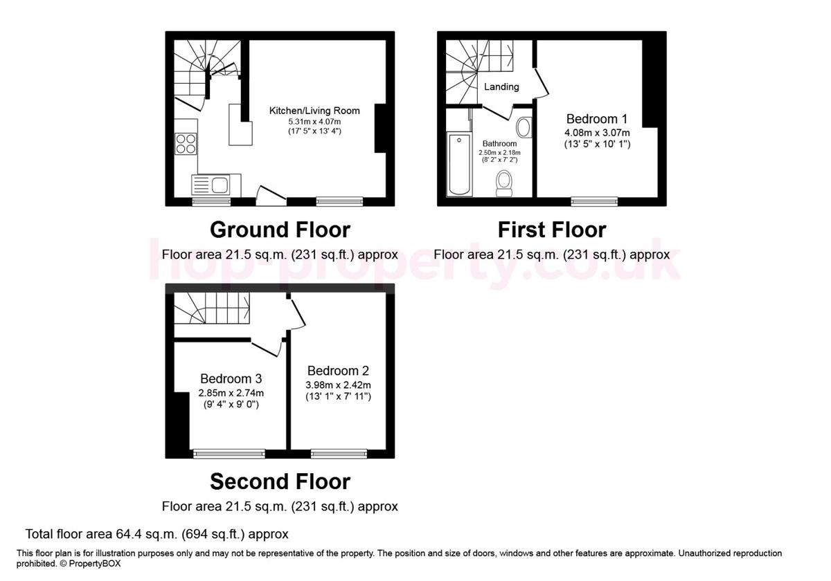 2 bedroom house for rent Hyde Park Leeds, LS6 1RH UniHomes
