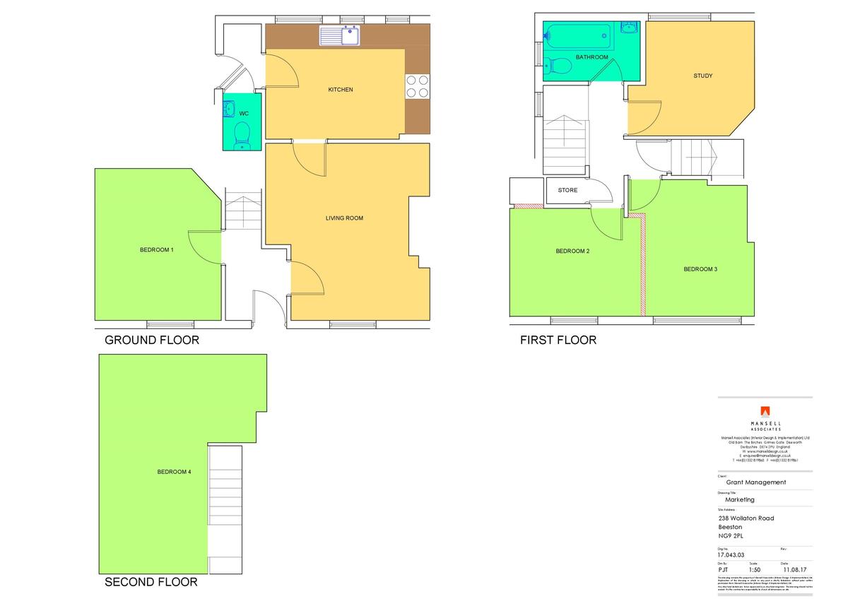 4 bedroom house for rent Wollaton Road Beeston Nottingham, NG9 2PL