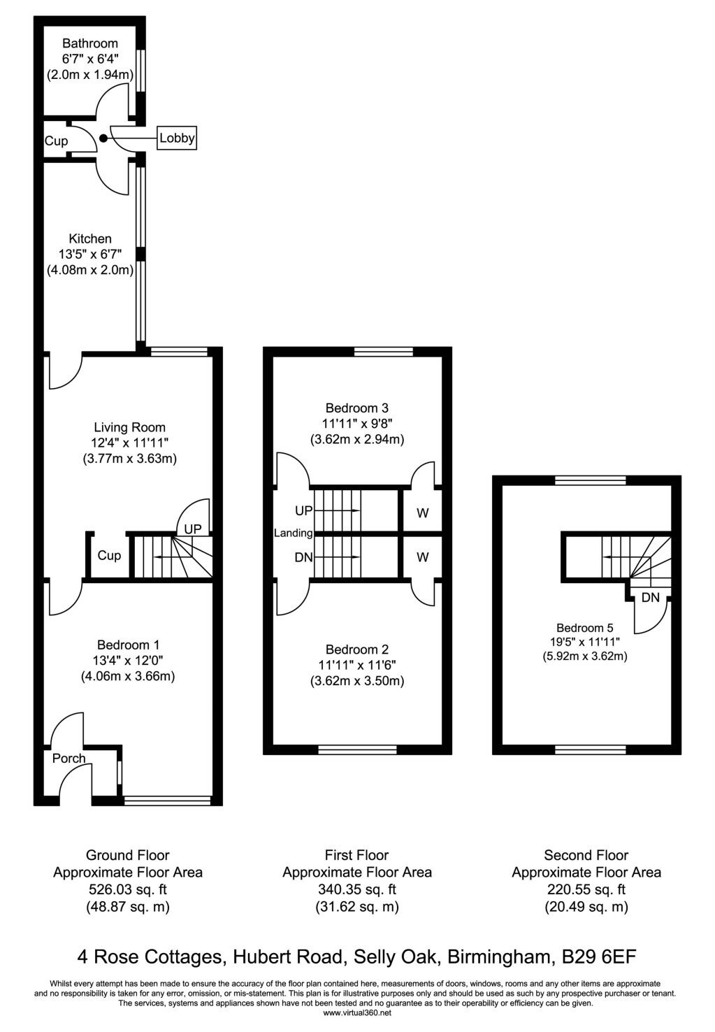 4 bedroom house for rent Rose Cottages Birmingham, B29 6EF UniHomes