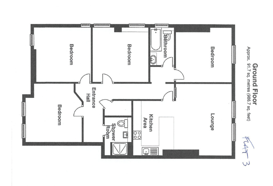4 bedroom apartment for rent Lenton Road, Nottingham, NG7 1DW UniHomes