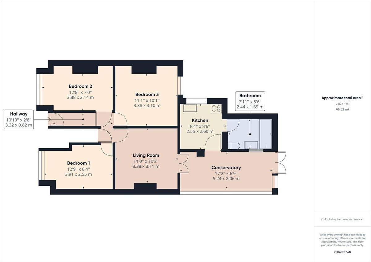 3 bedroom apartment for rent Sandown Road, Brighton, BN2 3EH UniHomes