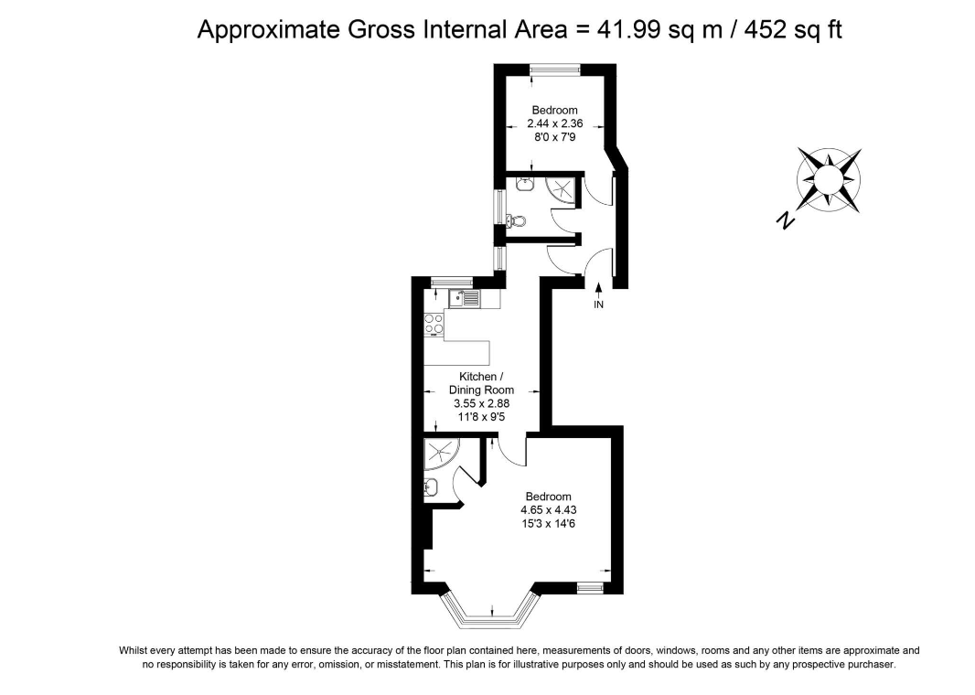 2 bedroom apartment for rent Woodbridge Road Surrey, GU1 1ED UniHomes