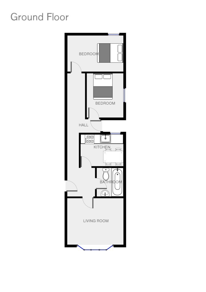 2 bedroom apartment for rent Northcote Street Cardiff, CF24 3BH UniHomes