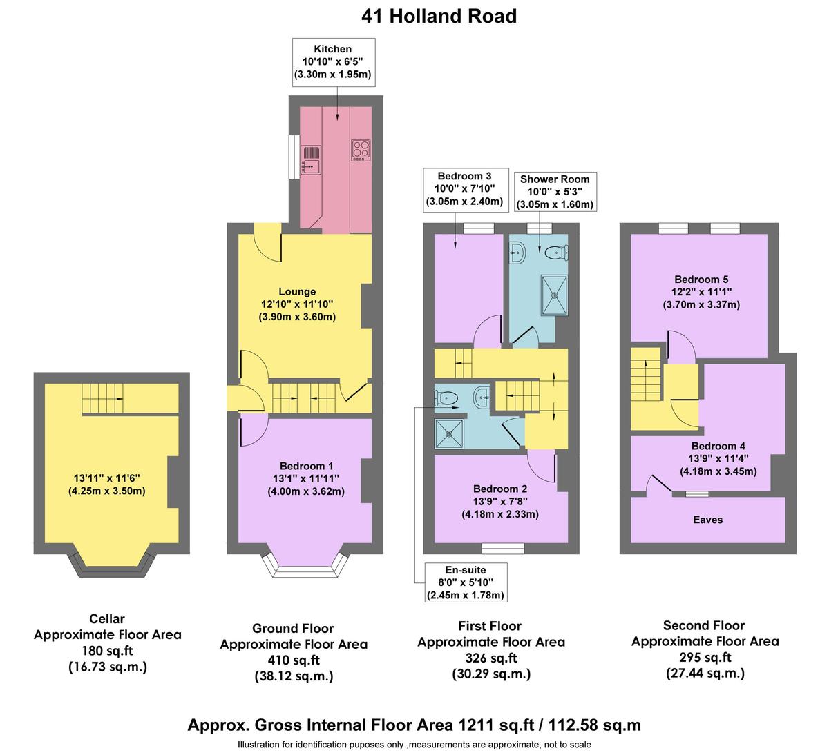 5 bedroom house for rent Holland Road, Sheffield, S2 4UT UniHomes