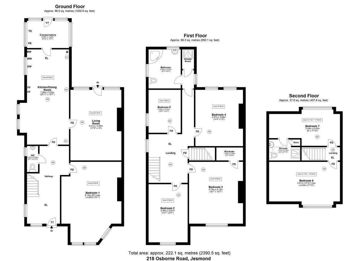 7 bedroom house for rent Osborne Road, Newcastle, NE2 3LB UniHomes