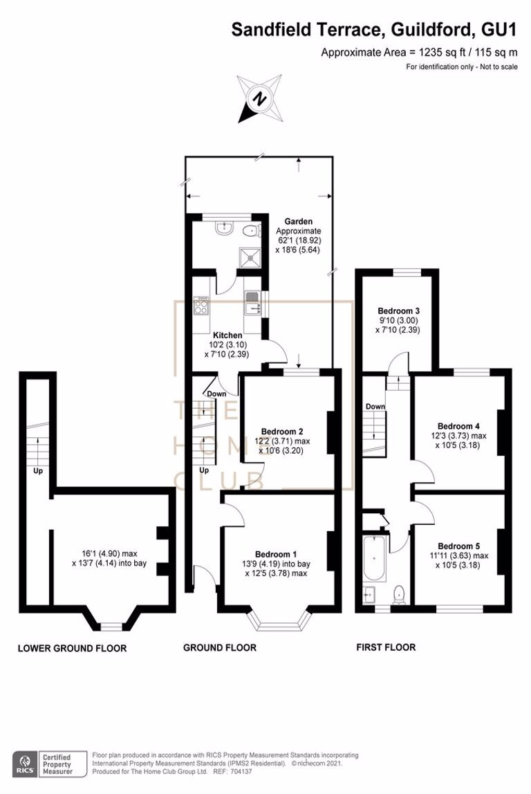 4 bedroom apartment for rent Sandfield Terrace, Surrey, GU1 4LN UniHomes