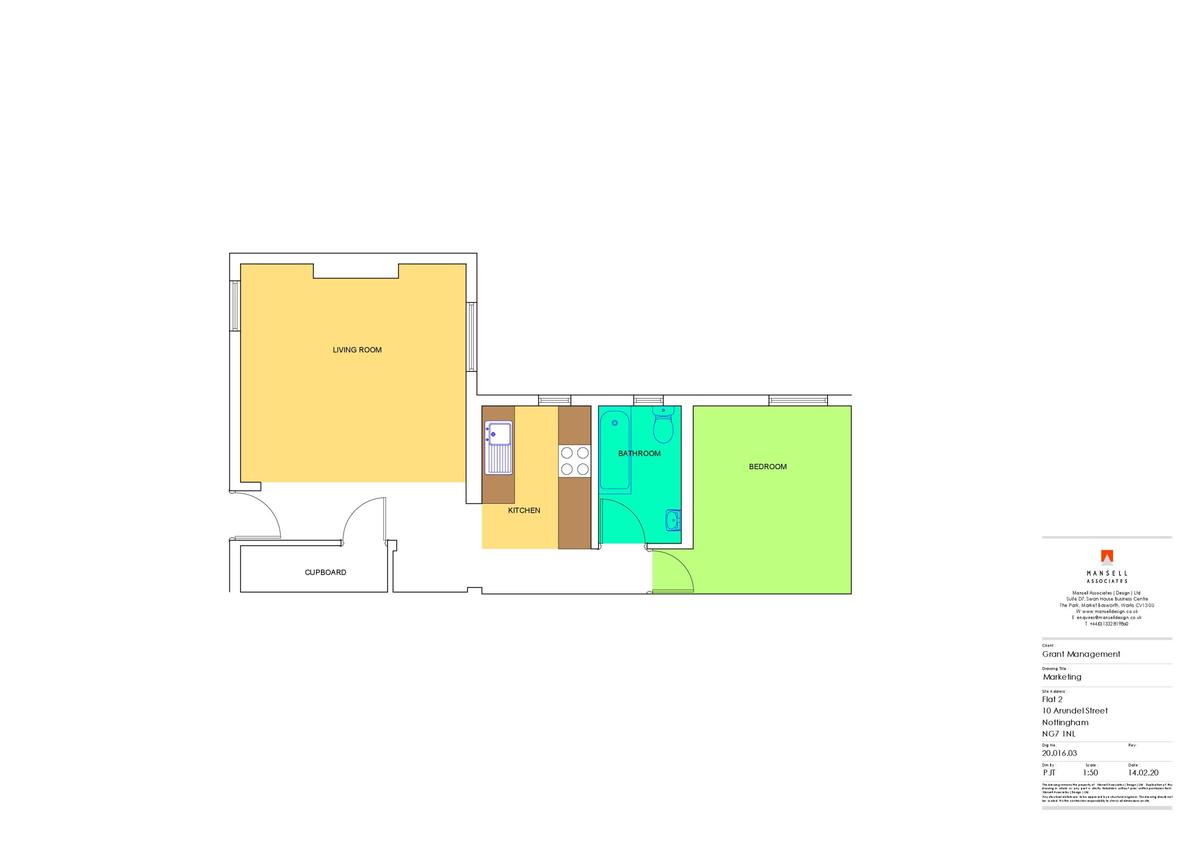 1 bedroom house for rent Wellington Villas Lenton Nottingham, NG7 1NP