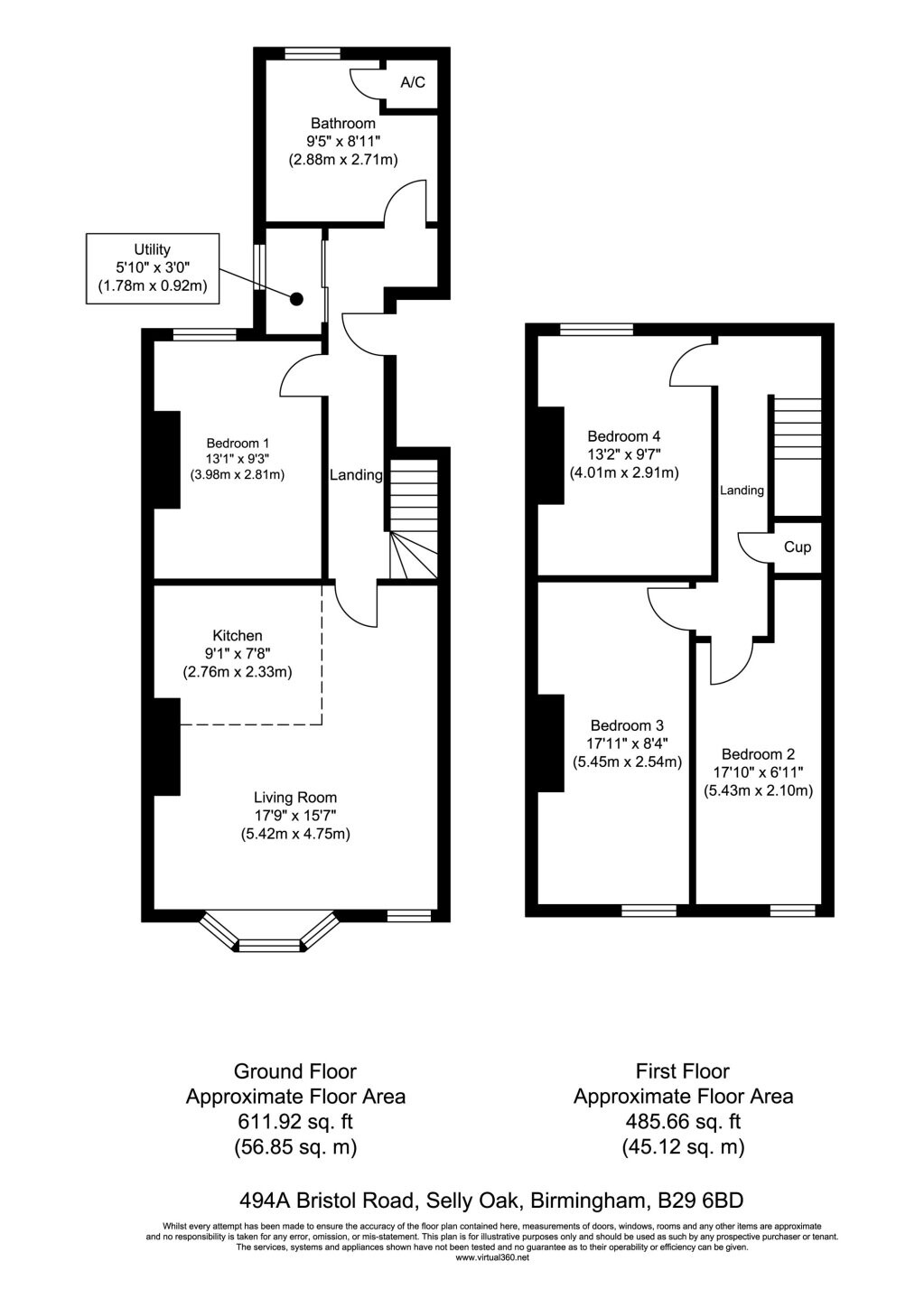 4 bedroom house for rent Bristol Road Birmingham, B29 6BD UniHomes