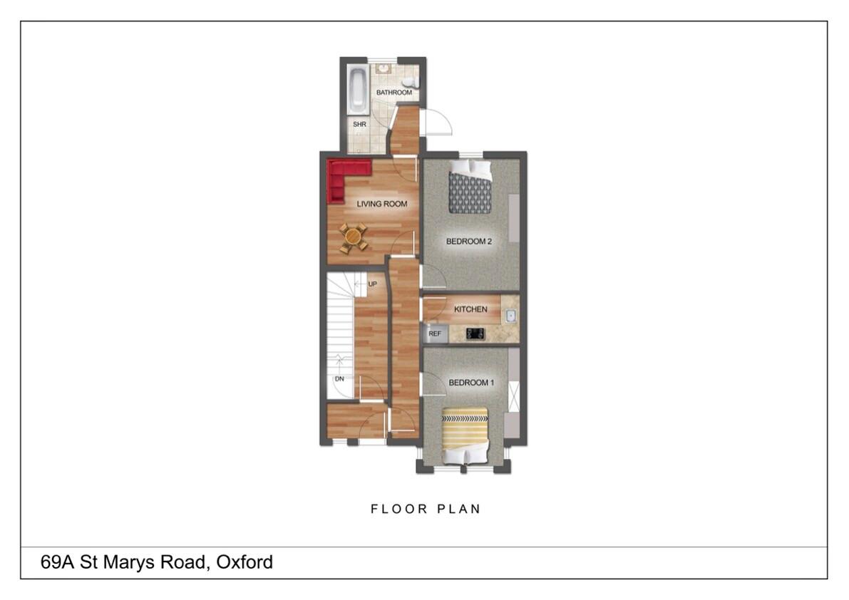 2 bedroom apartment for rent St Marys Road, Oxford, OX4 1QB UniHomes