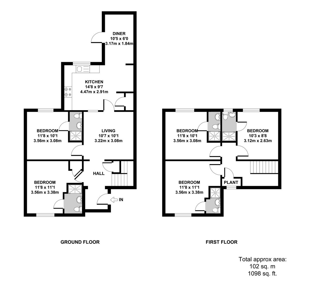 5 bedroom house for rent Cunningham Road Norwich, NR5 8HQ UniHomes