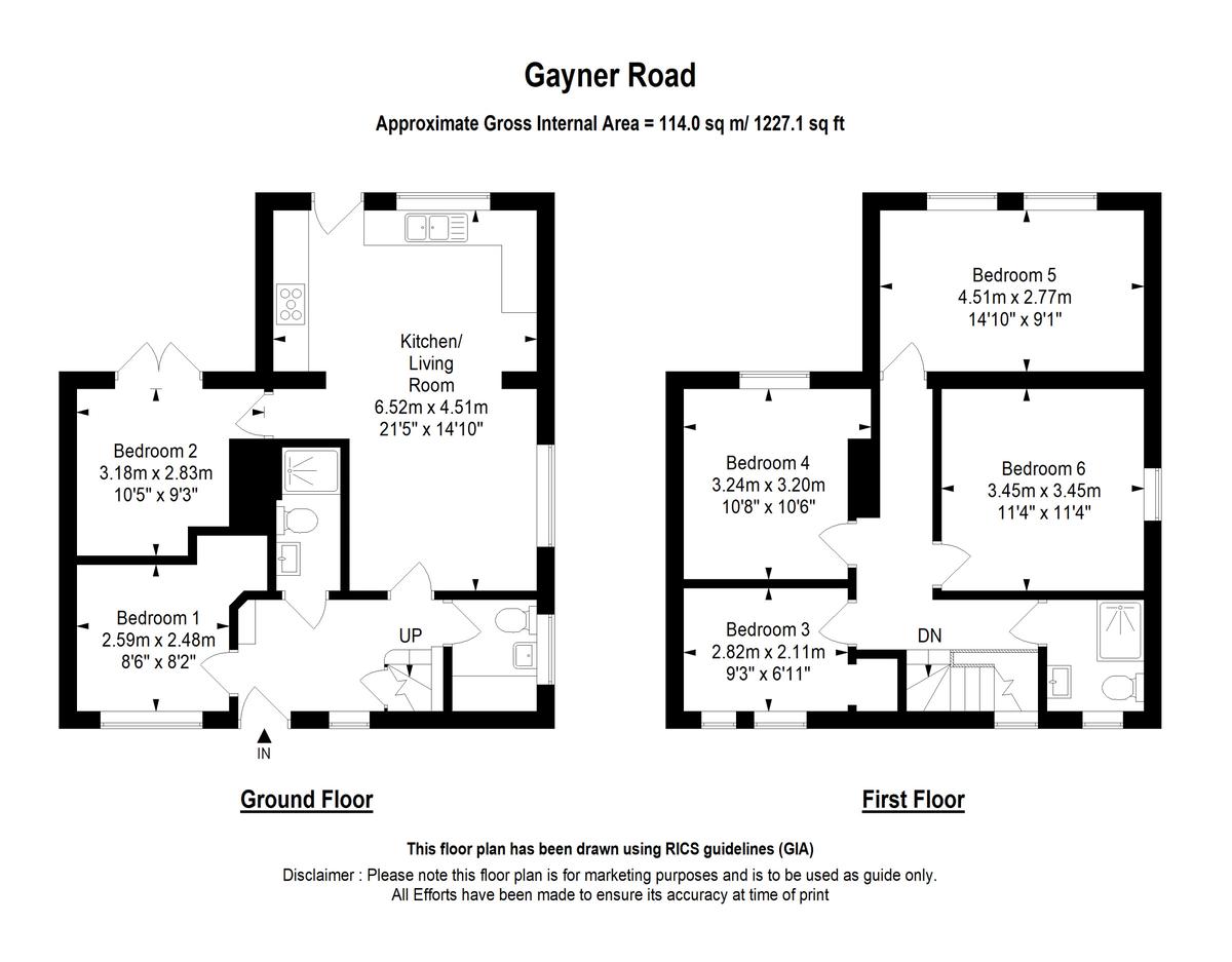 6 bedroom house for rent Gayner Road Bristol, BS7 0SP UniHomes