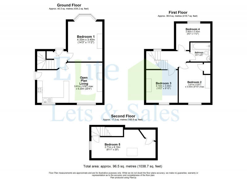 4 bedroom house for rent Street Nottingham, NG3 1HL UniHomes