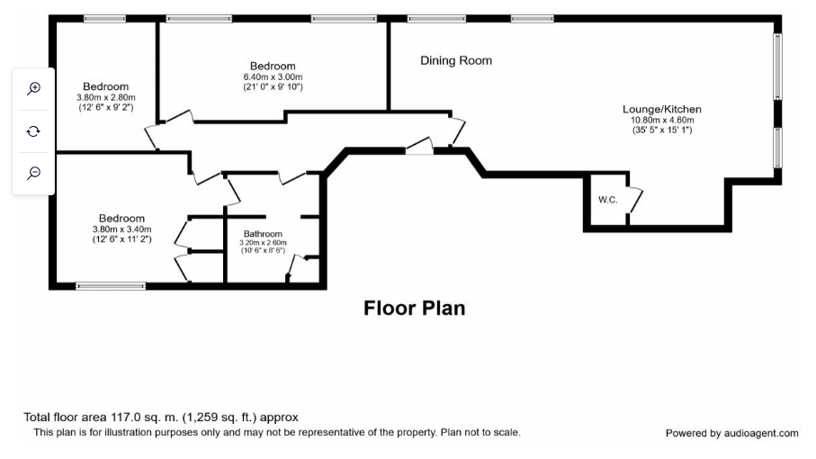 3 bedroom apartment for rent Street Portsmouth, PO1 3FY UniHomes