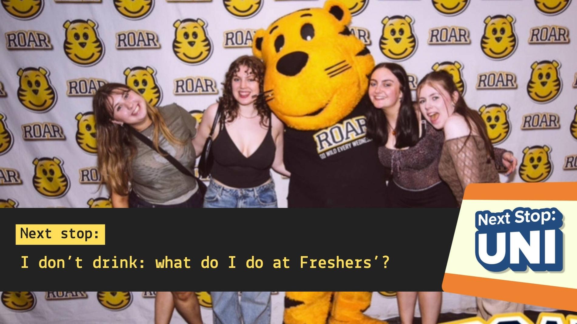 I Don't Drink: What Do I Do at Freshers'?
