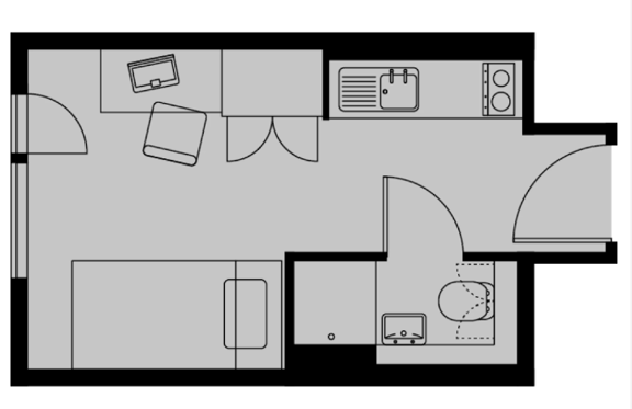 1 bedroom student apartment in Paddington, London