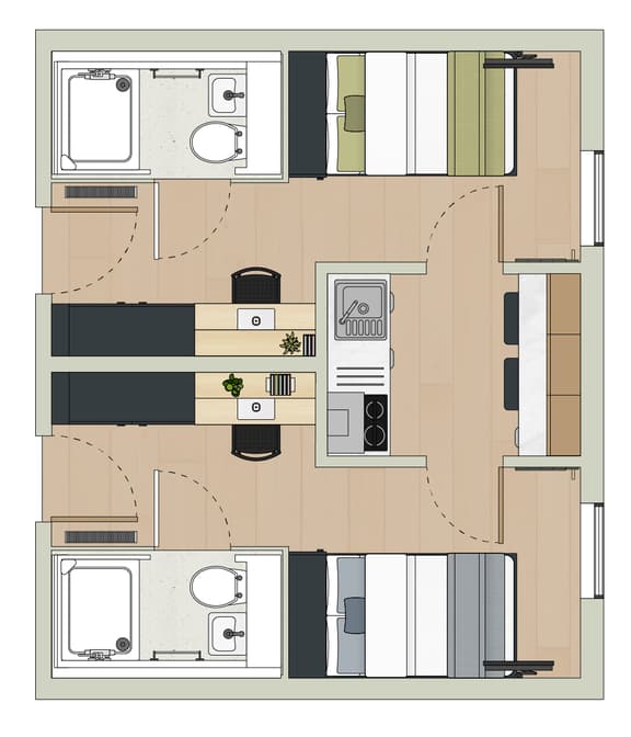 2 bedroom student apartment in Wavertree, Liverpool