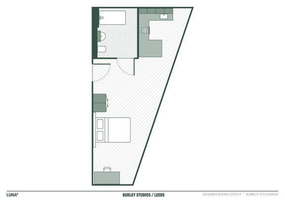 1 bedroom student apartment in Woodhouse, Leeds