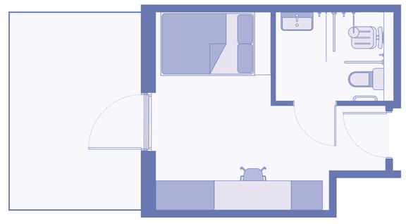1 bedroom student apartment in City Centre, Leeds