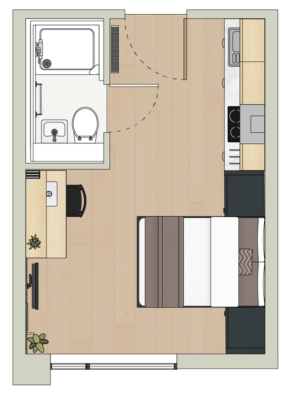 1 bedroom student apartment in Wavertree, Liverpool