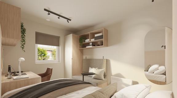 1 bedroom student apartment in West End, Glasgow