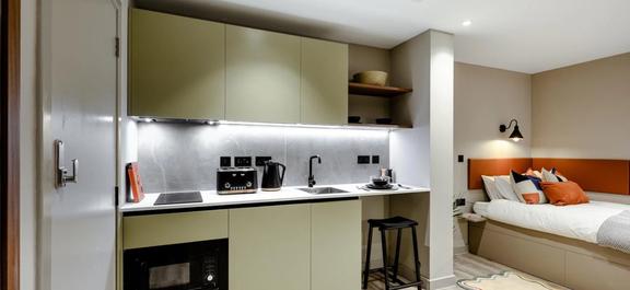 1 bedroom student apartment in New Town, Edinburgh