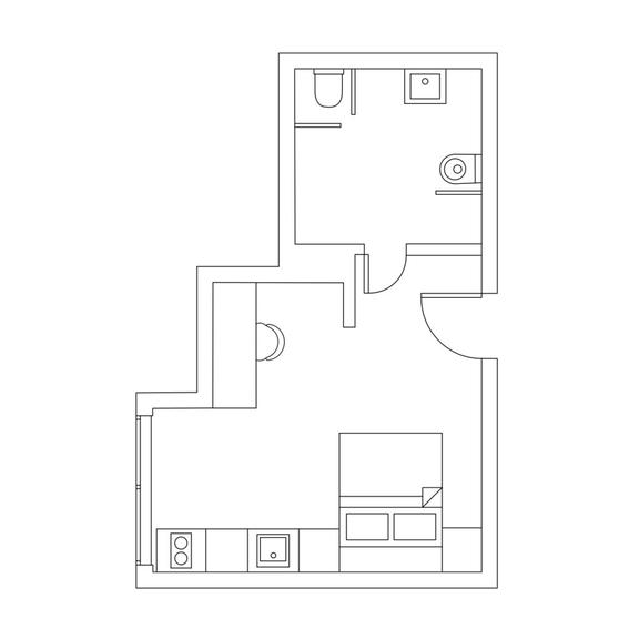 1 bedroom student apartment in City Centre, Southampton
