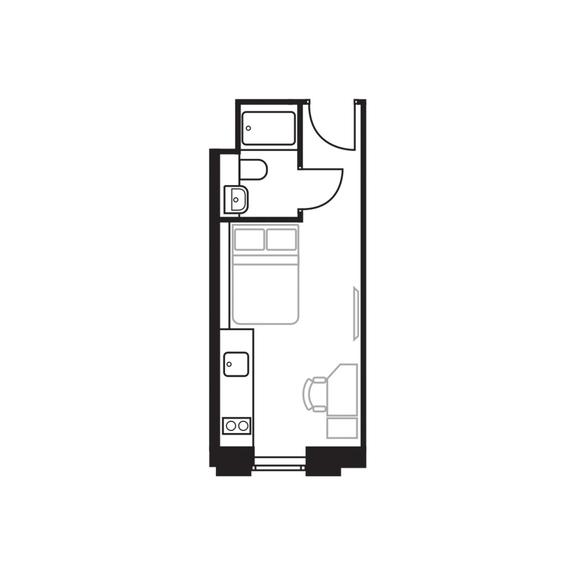 1 bedroom student apartment in City Centre, Birmingham