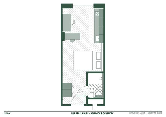 1 bedroom student apartment in Earlsdon, Coventry