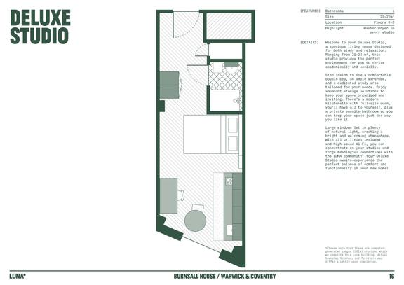 1 bedroom student apartment in Earlsdon, Coventry