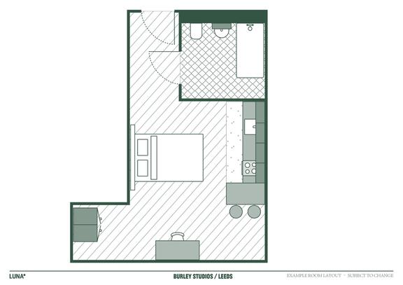 1 bedroom student apartment in Woodhouse, Leeds