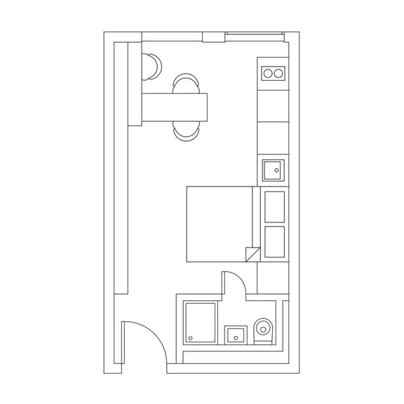 1 bedroom student apartment in City Centre, Southampton