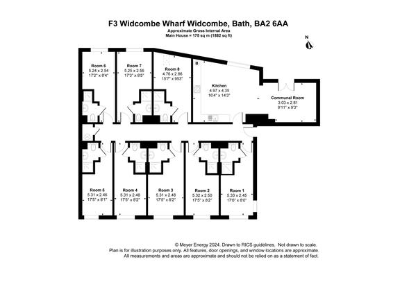 1 bedroom student apartment in City Centre, Bath