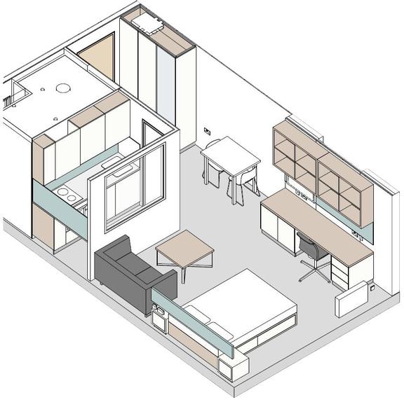 1 bedroom student apartment in City Centre, Sheffield