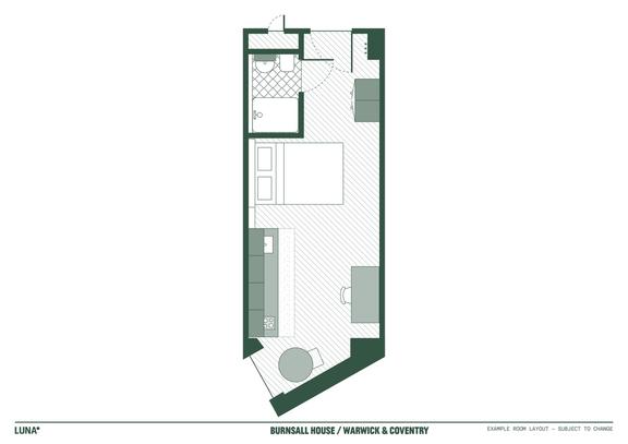 1 bedroom student apartment in Earlsdon, Coventry