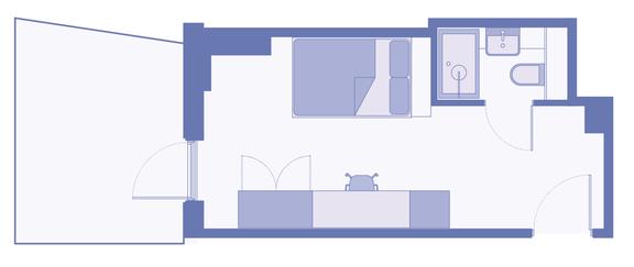 1 bedroom student apartment in City Centre, Leeds