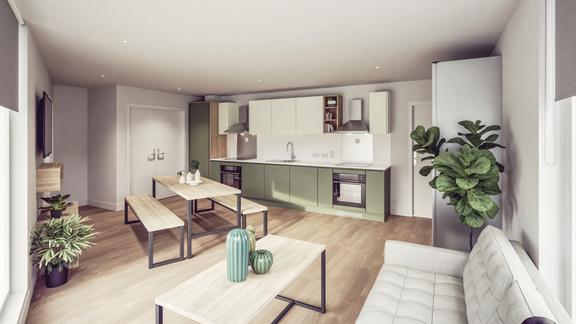 2 bedroom student apartment in Edgbaston, Birmingham