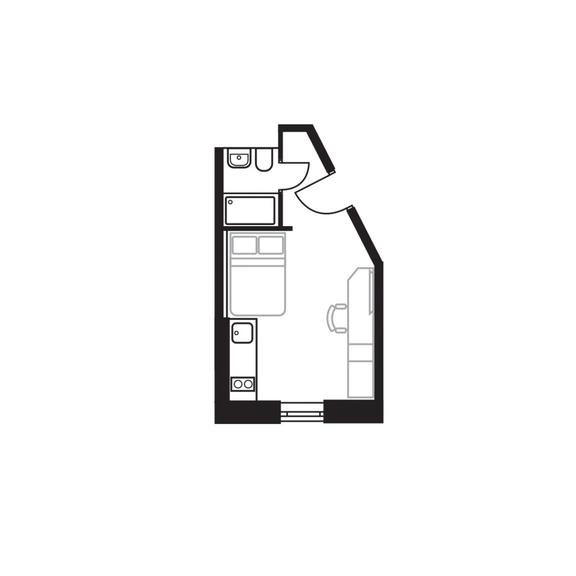 1 bedroom student apartment in Newington, Edinburgh