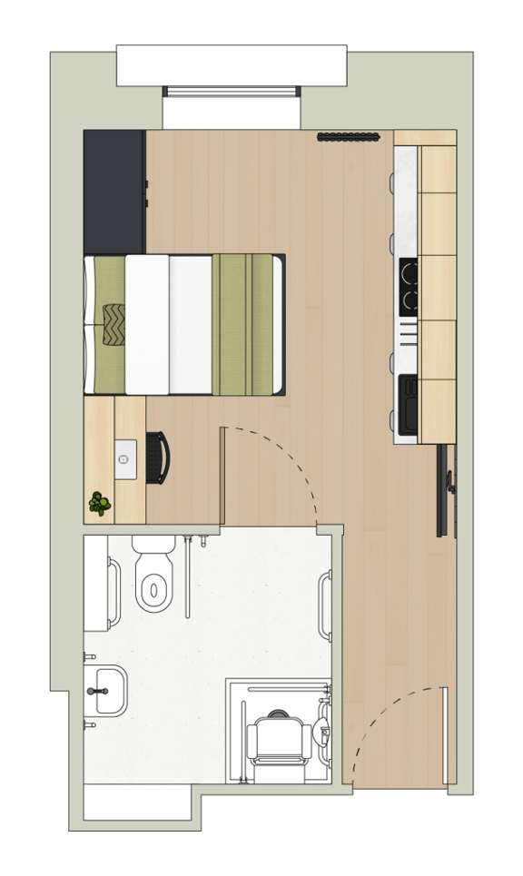 1 bedroom student apartment in Brent Cross, London