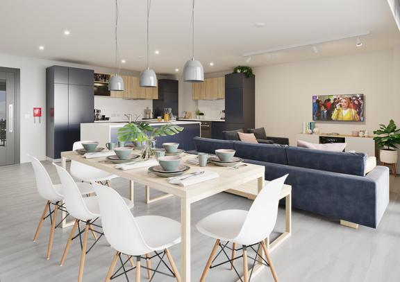 9 bedroom student apartment in Merchiston, Edinburgh