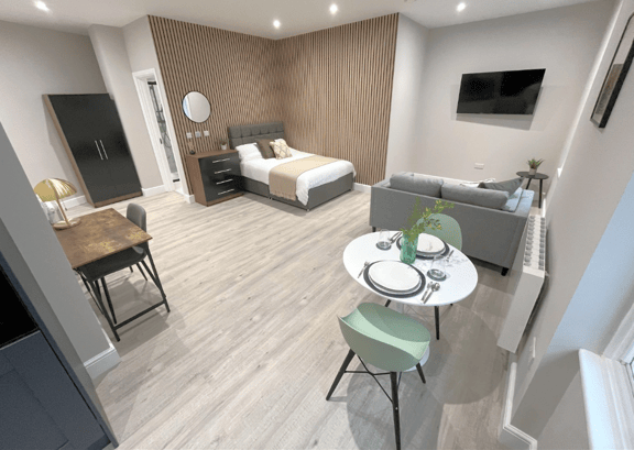 1 bedroom student apartment in City Centre, Leeds