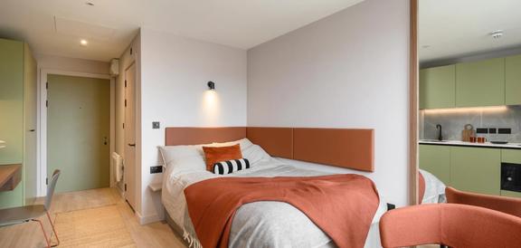 1 bedroom student apartment in New Town, Edinburgh