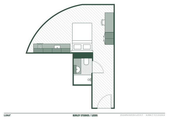 1 bedroom student apartment in Woodhouse, Leeds