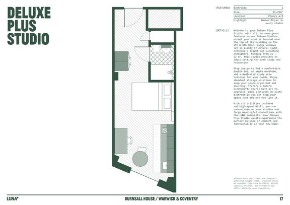 1 bedroom student apartment in Earlsdon, Coventry