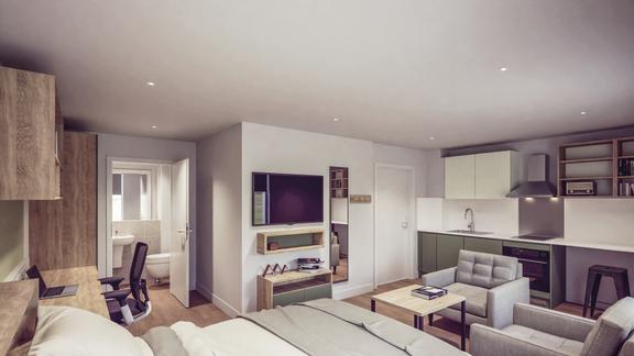 2 bedroom student apartment in Edgbaston, Birmingham