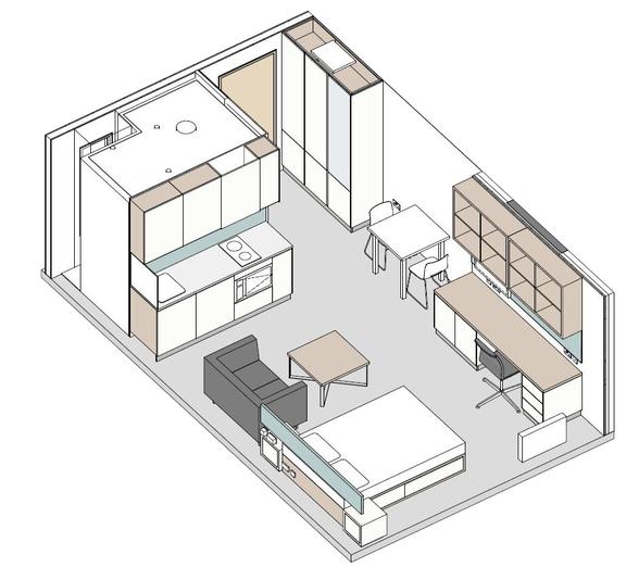 1 bedroom student apartment in City Centre, Sheffield