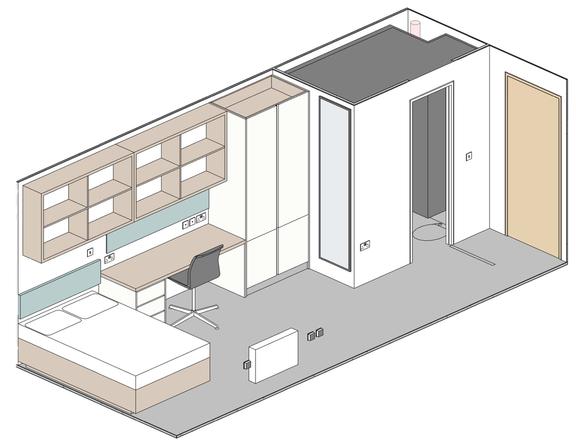 1 bedroom student apartment in City Centre, Sheffield