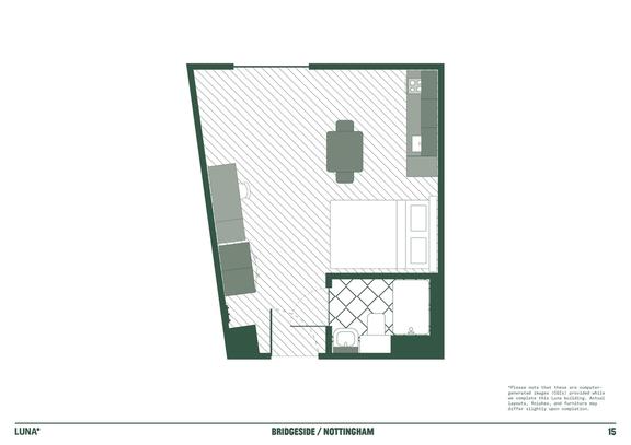 1 bedroom student apartment in Lenton, Nottingham
